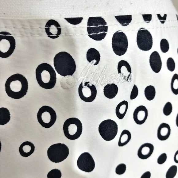 Athena Black White Polka Dot Athletic Dress - Picture 3 of 10